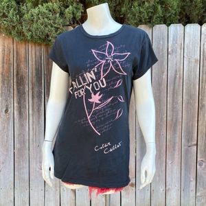 Colbie Caillat Lyric Screen Print Tee Y2K Fallin’ For You